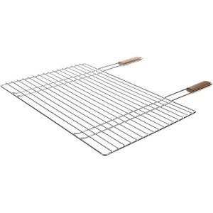 BARBECUE Grilles de cuisson barbecue et fumoir - Grille de barbecue simple, grille barbecue rectangulaire, grille BBQ 60x40 -.[Y271]