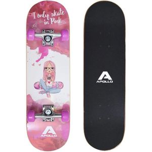 Gonex 22/’/’ Skateboard Planche /à roulettes 4 roulettes PU Table en Plastique Renforc/é pour Fille Gar/çon Adulte / Mini Cruiser Roulement ABEC-7