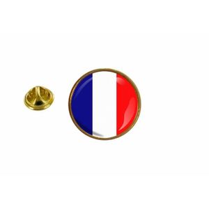 Akachafactory pins pin Badge pin's Metal epoxy avec Pince Papillon Drapeau France Berry 