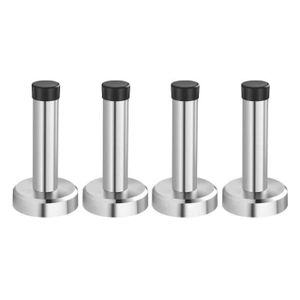 Oulian Lot de 4 But/ée de Porte Mural en Acier Inoxydable
