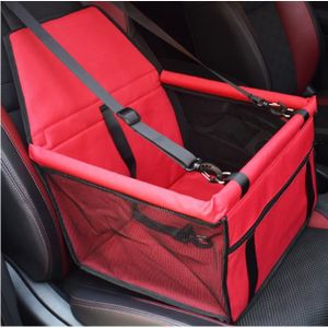 Siège Auto Pour Animaux De Compagnie Siège Auto Anti-Dérapant En Tissu Oxford Pour Chien Chat Animaux De Compagnie (Bleu)-HB044