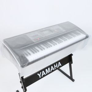 GeeRic Housse anti-poussière pour clavier de piano, housse anti-poussière  pour piano numérique 88 touches, bande élastique durable et verrou de