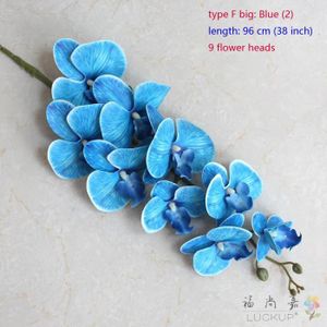 FLEUR ARTIFICIELLE F Big Blue (2) - Fleur Artificielle En Soie 1 Tige