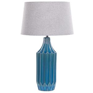 LAMPE A POSER Lampe à poser en céramique bleue ABAVA