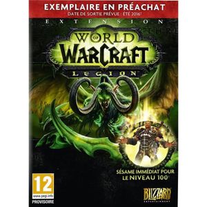 JEU PC Jeu de rôle - World of Warcraft - Legion - DVD - Français - Reservation - Blizzard