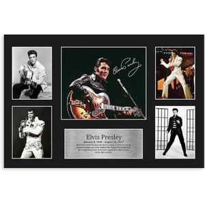AFFICHE - POSTER Poster Sur Toile Elvis Presley Musician King - Déc