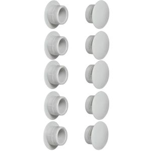 PLCatis 25 Pièces Cache Trou Meuble Blanc 35mm Bouchon de Trou Décoratif en  Plastique Couvercle Rond pour Trou Encastrable pour Décoratif et Protecter