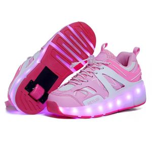 Chaussures à roulettes déformables pour garçons et filles, baskets