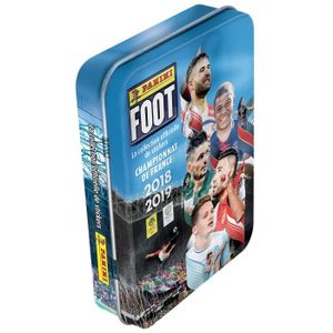 PANINI FOOT 2018-2019 - Boite en métal + 13 pochettes de stickers PANINI FOOT 2018-2019 - Boite en métal + 13 pochettes de stickers