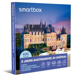 COFFRET SÉJOUR SMARTBOX - Coffret Cadeau - 3 JOURS GASTRONOMIE, C