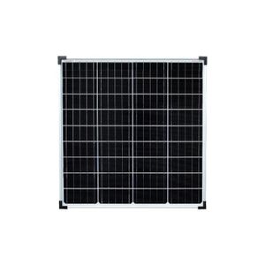 KIT PHOTOVOLTAIQUE Enjoy solar Mono 80 W 12V Panneau solaire monocristallin Panneau solaire photovoltaïque idéal pour camping-car, abri de jardin, 34
