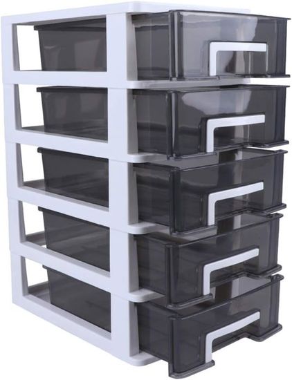 Lot De 2 Boîtes De Rangement Compartimentées En Plastique Transparent - Organisateur Pour Médicaments, Bureau, Voyage