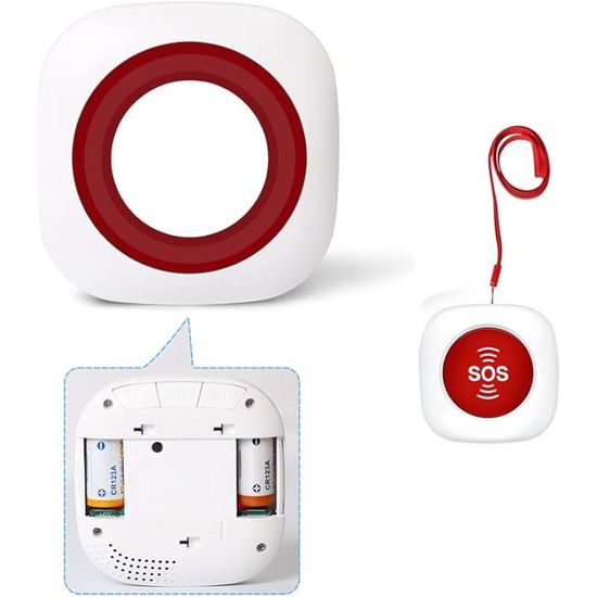 SINGCALL Tuya WiFi Bouton d'appel sans Fil pour téléavertisseur Système