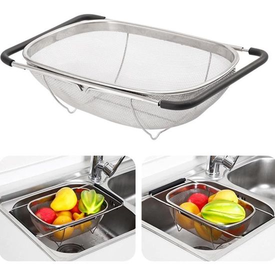 Panier à Pâtes En Acier Inoxydable Pour Faire Bouillir, Insert Vapeur