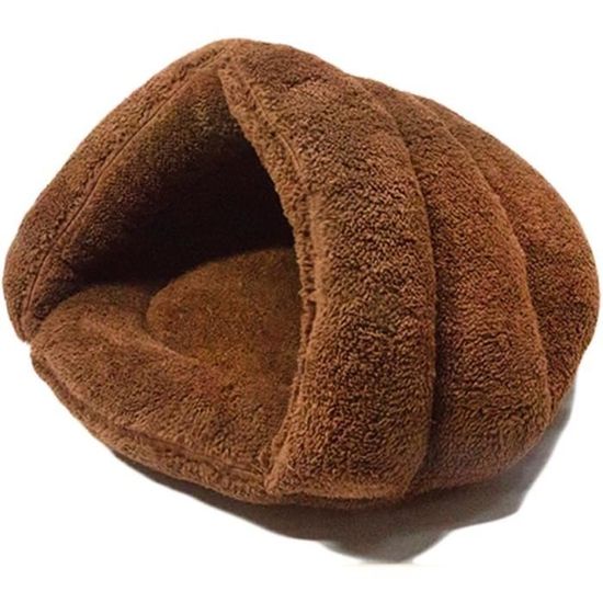 Panier Pour Chien, Lit Pour Chat, Lavable Moelleux Rond Peluche Lit