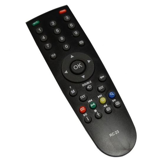 TCNOUMT Telecomando di ricambio compatibile per Grundig TV RC-YC1 RC-GD1 RC-RC1 RC-23 RCYC1 YD1187R YD1187R-1 YD1187R-2 22XLE3220BA 32GLX2600 32GLX3002T 32XLC3220BA 32VLE4 304BF RC-Y1