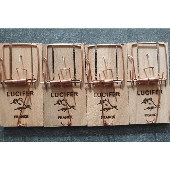 Lot De 12 Pièges à Souris En Bois Naturel - Mécanisme Sensible Réutilisable - Sans Produit Chimique - Pour Cuisine, Bureau, Jardin