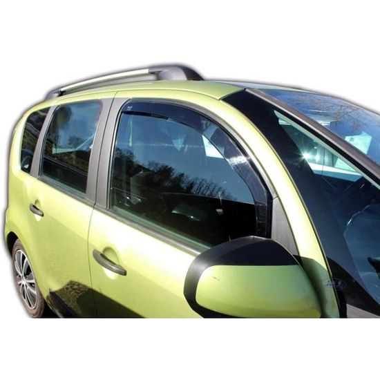 Déflecteurs D'air HEKO Pour Citroën C4 II 5P 2010-2017 - 4 Pièces, Teintés, Anti-pluie