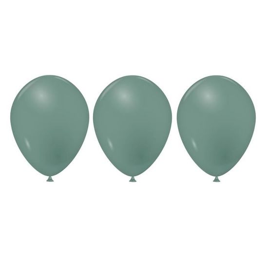 50 Ballons De Baudruche Biodégradable Blanc Métallisé - 30 Cm