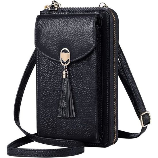 Pochette De Cou RFID - Portefeuille Passeport Avec Fenêtre - Homme/Femme
