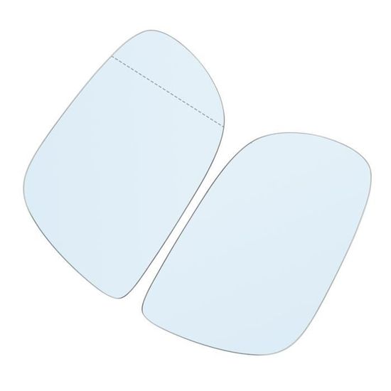 Ricoy Paire Rétroviseurs Chauffants Teintés Blancs BMW - Compatible Multi-Modèles F20 F30 F10 Etc.