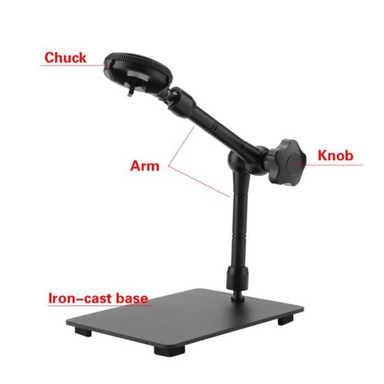 EJ.life Support de microscope Support universel réglable portable pour