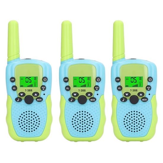 Talkie Walkie Enfants 3 Pièces, Talkie Walkies Longue Portée