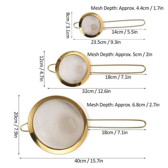 Panier à Frire Carré – Passoire à Huile En Maille Fine, Panier En