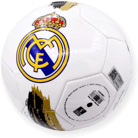 Ensemble D'entraînement Real Madrid - Ballon Taille 5 + Accessoires - Idéal Pour Fan Et Joueur