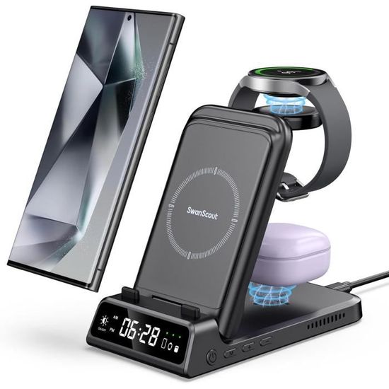 Station De Charge 3 En 1 Pour Switch 2 - Base Portable Multifonction Avec HDMI Et Projection Téléphone