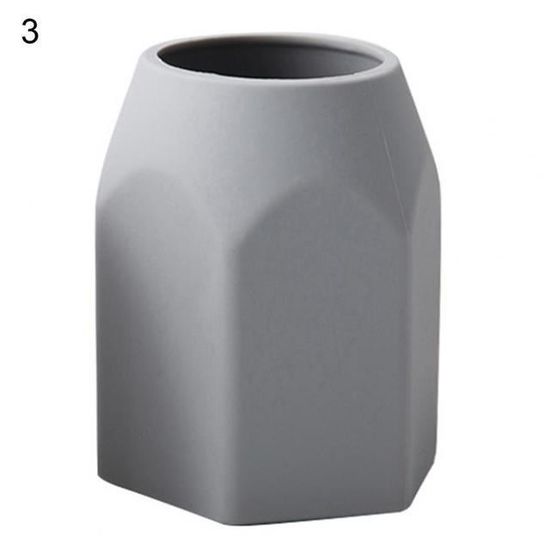 Aipeeo Lot De 3 Pots à Crayons Ours Mignon - Porte-Stylo Multifonction Bureau, Maison Et École (Rose, Blanc, Bleu)