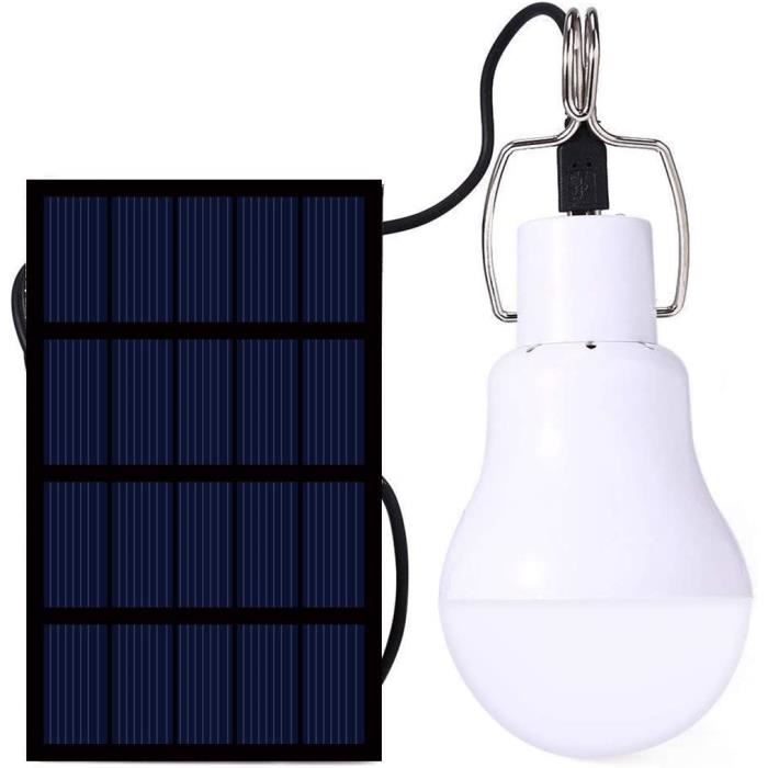 Lampada Solare LED 80W Per Esterno Giardino Campeggio – Luce Camping