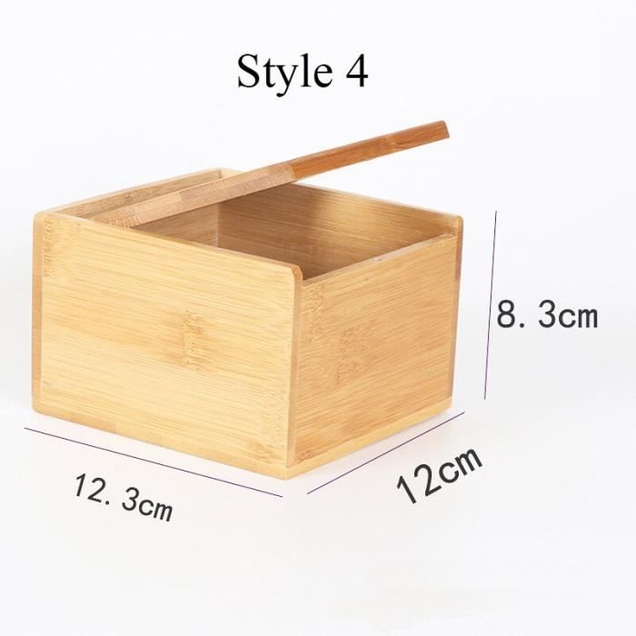 Boîte à Mouchoirs Bambou Multifonction - Rangement Téléphone & Papier - Bureau Ou Maison