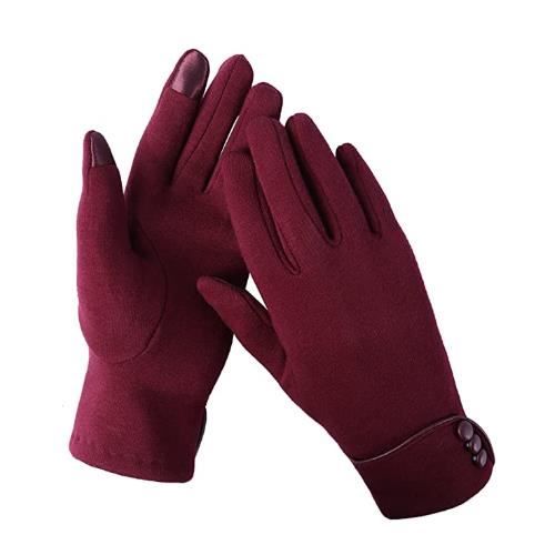 femme Gants chauffants d'hiver Gants professionnels à écran tactile Gants de sport d'hiver Running d'extérieur Gants vélo Gants chau