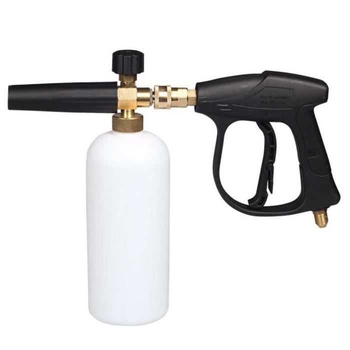 Pistolet à mousse pour lave-auto lave-auto-jet Lavage à haute pression pour jet de mousse à libération rapide Réglable pour la neige