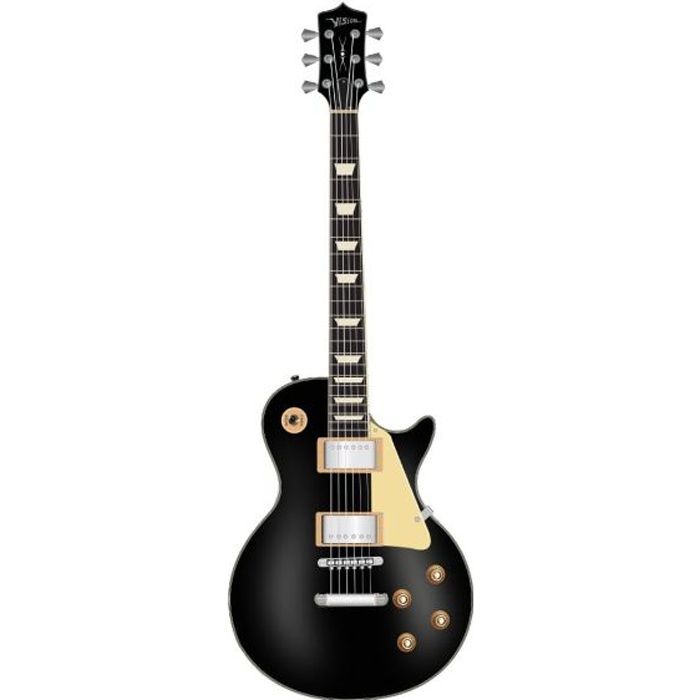 Guitare Electrique Noire Type Les Paul Avec 2 H…