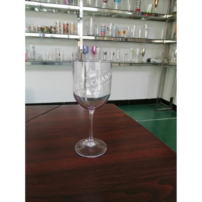 2 pièces Coupes de Champagne Cocktail verre seau à glace Chandon vin bière Partyfor 3L acrylique blanc seaux à glace ref*DE1446