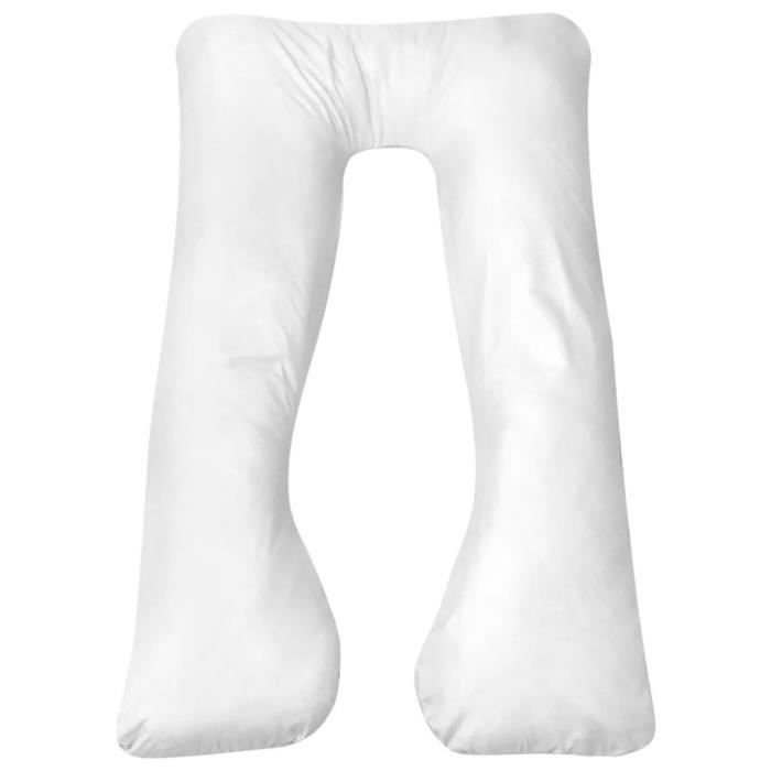 Coussin de Maternité COUSSIN ALLAITEMENT - Coussin de grossesse - 90 x 145 cm Blanc♪♪5321