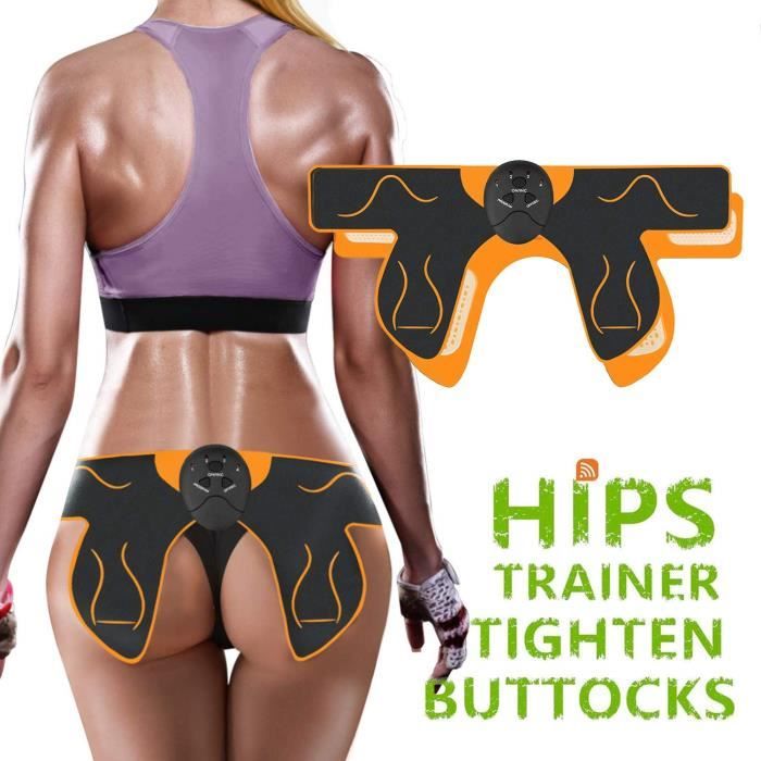 EMS Fessier Hanche,Hips Trainer Electrostimulateurs fessier,Intelligent Portable Massage pour Aider à Façonner Le Muscle