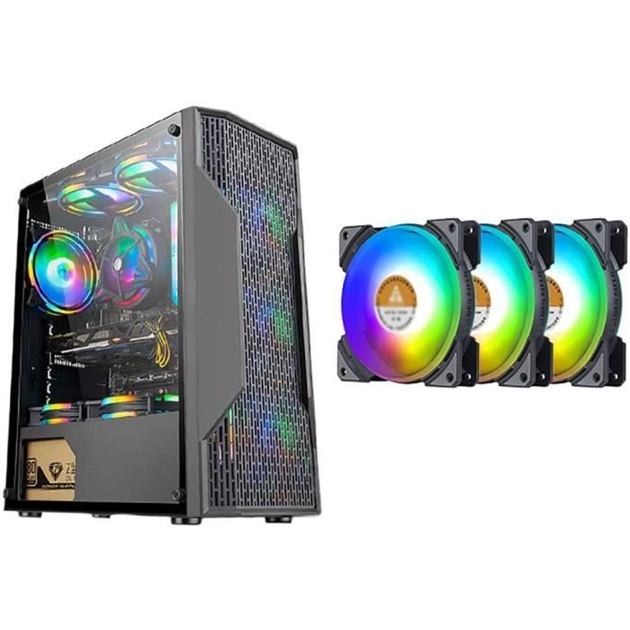 BOITIER PC PANNEAUX LATERAUX Boitier Aerocool MidTour ATX PC Gaming Computer Case Ameacutenagee Acrylique Panneau Lateacutera304