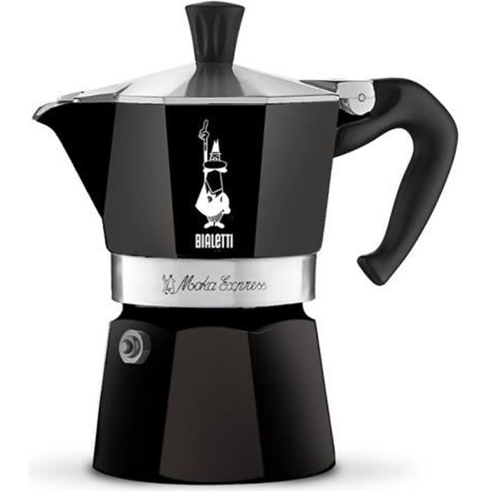 Bialetti Machine à Expresso pour Tasse, Aluminium, Noir, 30 x 20 x 15 cm - 4951