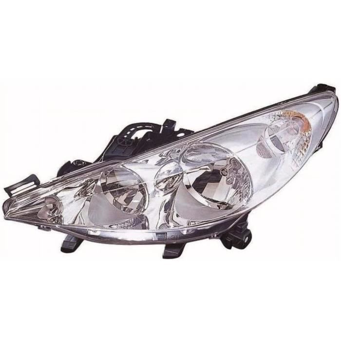 DEPO HL4037 Phare Chrome Coté Conducteur N/S