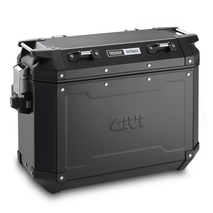Givi Valises latérales TREKKER OUTBACK 48 lt ( sx) / 37 lt (dx ) - BLACK LINE - - Argento