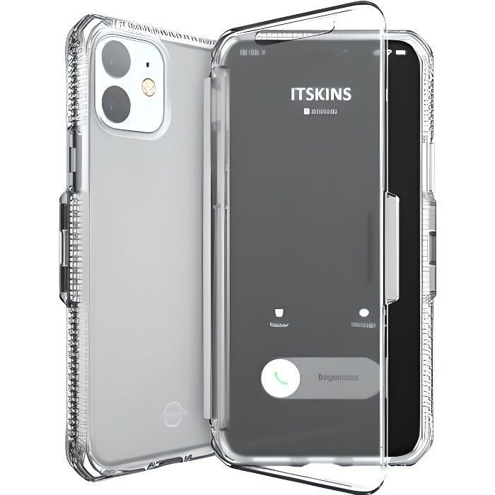 Etui folio Itskins Spectrum Vision transparent pour iPhone 11