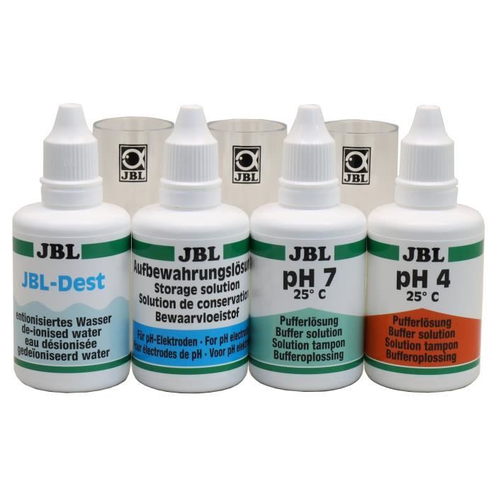 JBL Kit d'étalonnage pour sondes en pH Proflora Cal 2 - Pour plantes d'aquarium