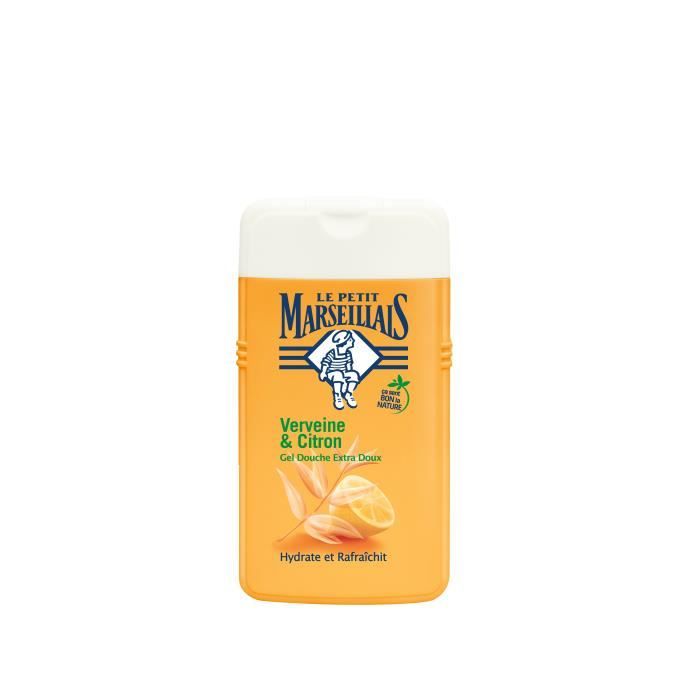 Gel douche verveine citron 250 ml Le petit Marseillais