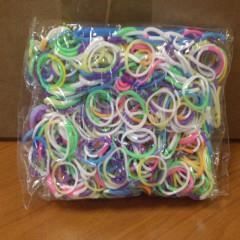 Lot de 600 loom bands tie dye (élastique pour b…