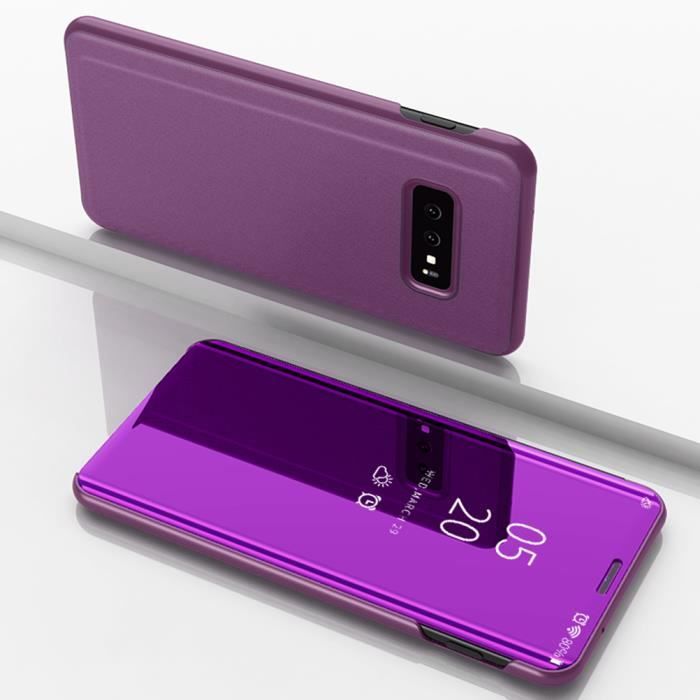 Etui Housse Coque Galaxy S10e Clear View Etui à Rabat Fonction Stand Samsung Galaxy S10e 5.8\