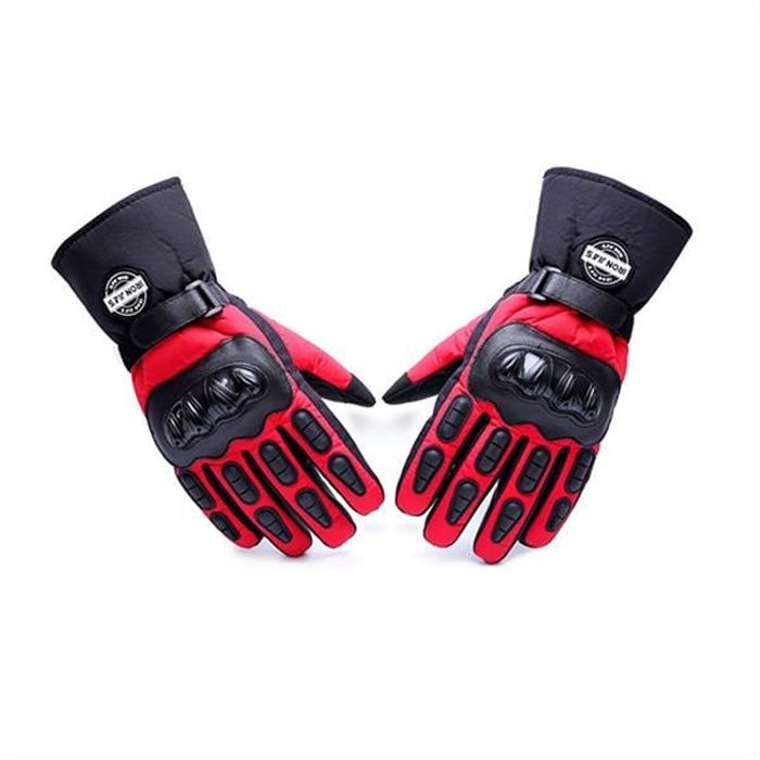 Gants De Moto Hiver Chaud Imperméable Coupe-Vent Gants De Protection Guantes Moto Luvas Motocross