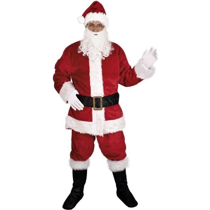 Costume complet adulte homme fourrure en père Noël taille XXL (x1) REF/20082